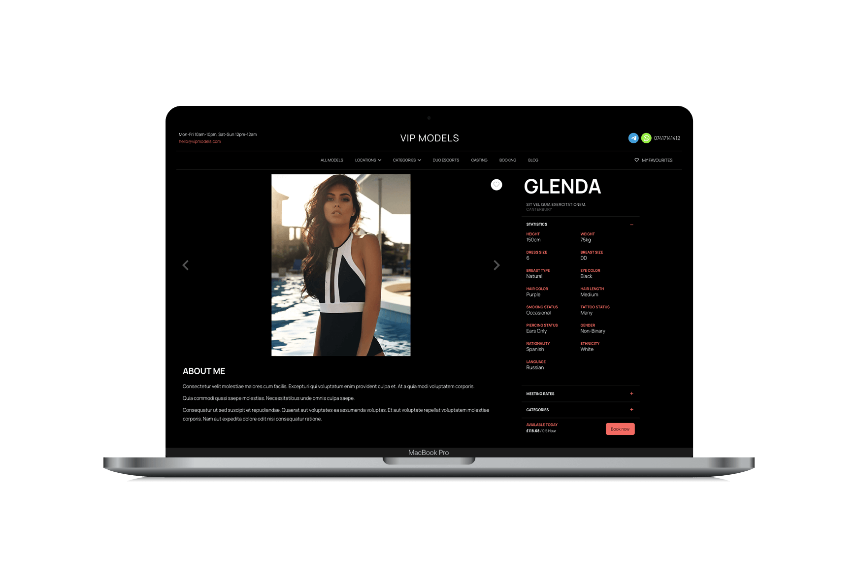 VIP Companions template