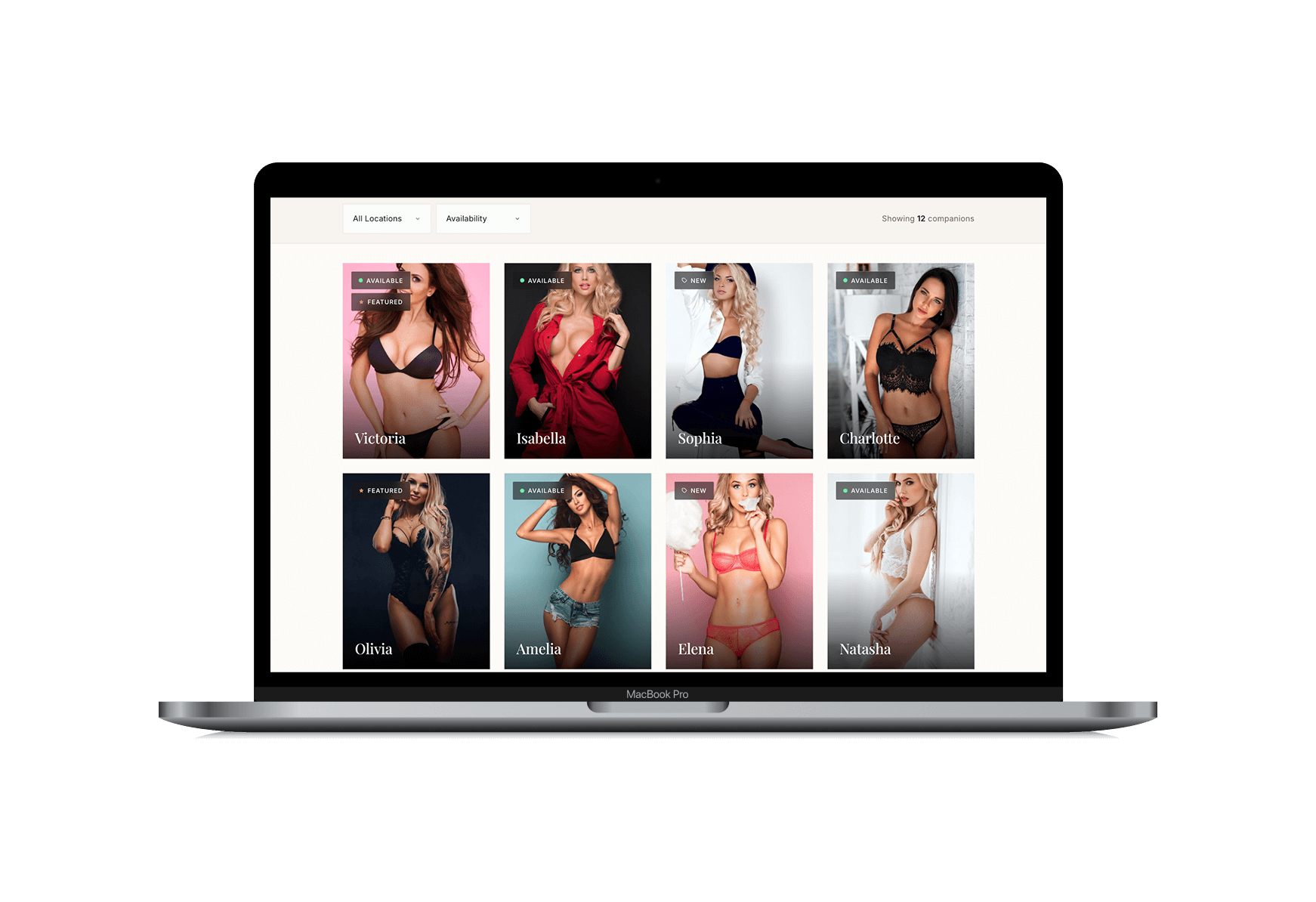 Majesty Escorts template