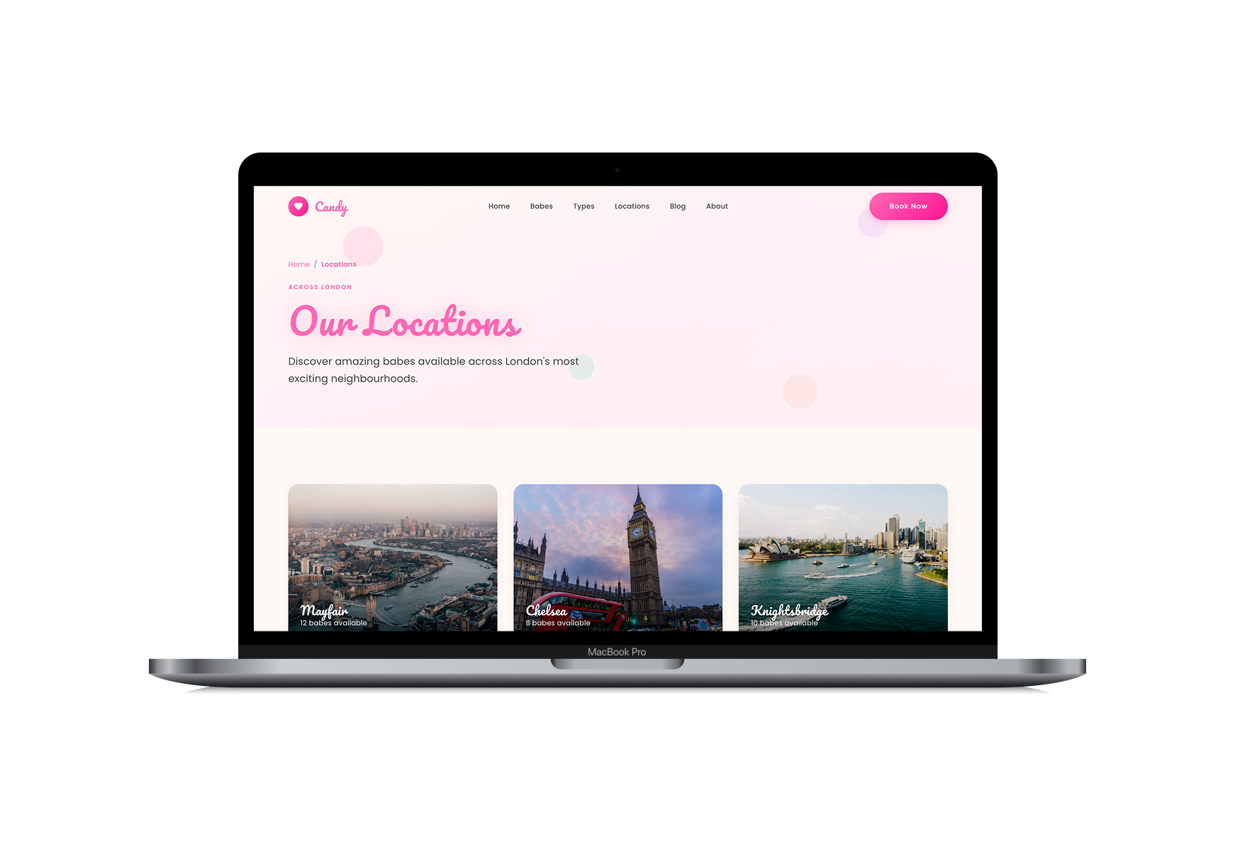 Candy Escorts template