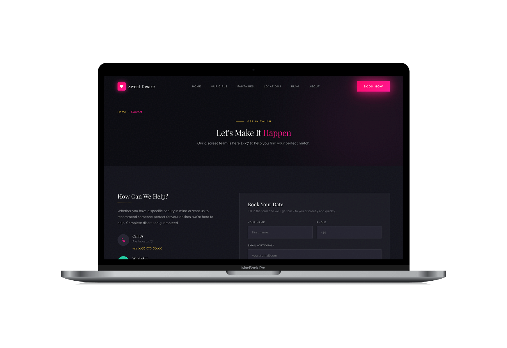 Sweet Desire template