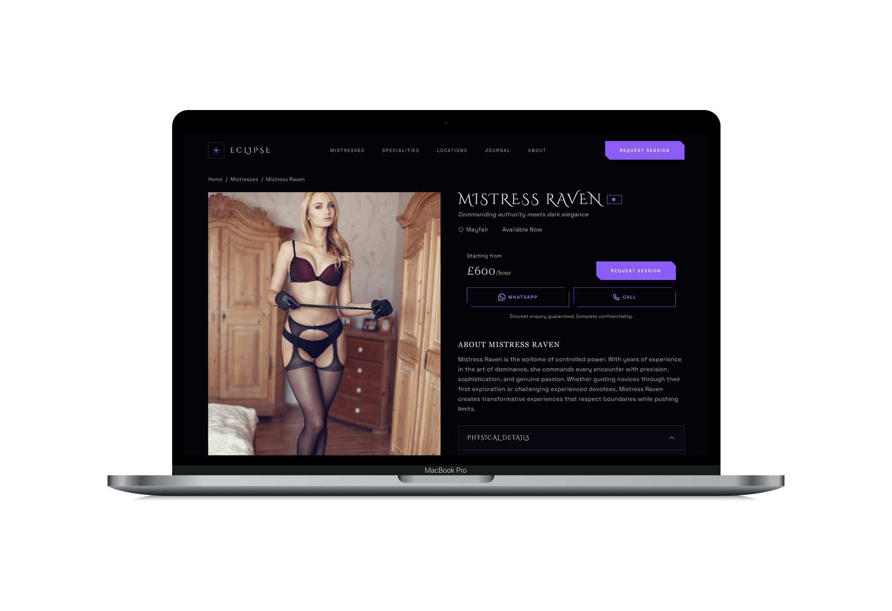 Eclipse Escorts template