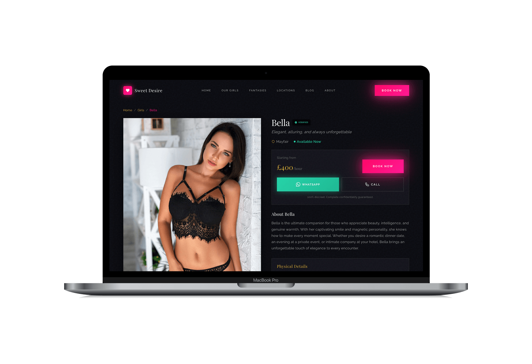 Sweet Desire template