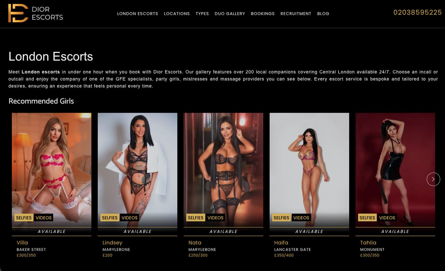 Dior Escorts