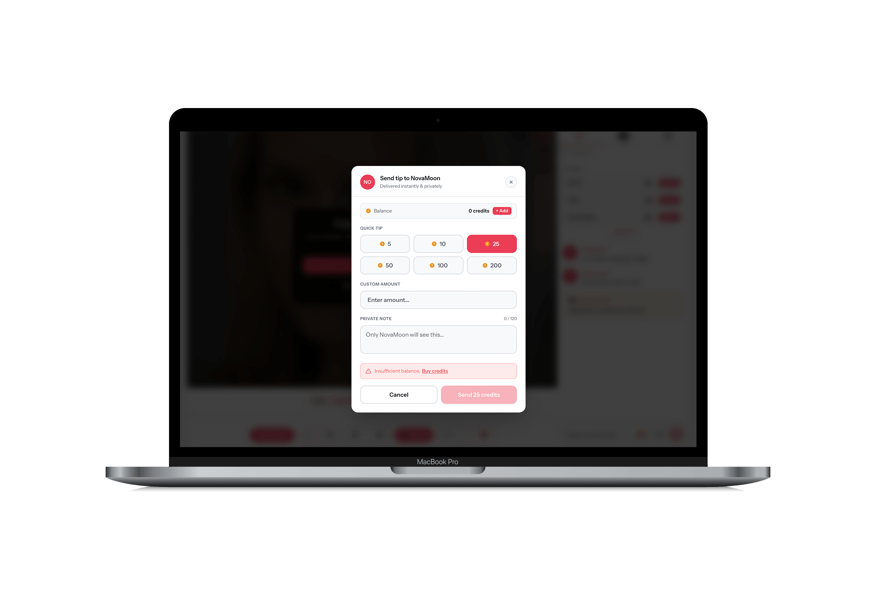 Camlive template